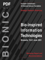 Bio-Inspired Information Technologies: Strategic Research Workshop