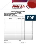 GSP Registration Form S.Y 2018-2019