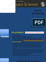 ESS 454 Hydrogeology: Instructor: Michael Brown Brown@ess - Washington.edu