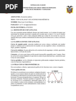 Curvas Planas y Ecuaciones Parametricas