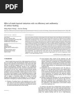 Effect of Multi-Layered Induction Coils On Efficiency and Uniformity of Surface Heating