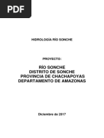 Hidrologia Rio Sonche