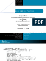 Adv SQL and Functions