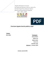 Fundamentos Teoricos y Legales de La Función Publica en Venezuela