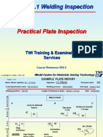 CSWIP Welding Inspection Plate Section Practical