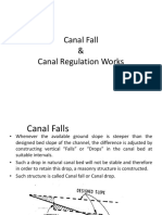 Canal Fall & Cross Drainage Works