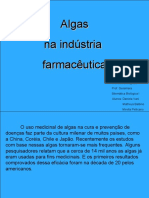 Algas Na Industria FARMACEUTICA