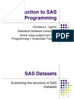 SAS Overview Short