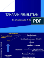 Tahapan Penelitian