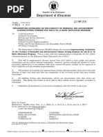 DO No. 13 S2018 - Guidelines On Conducting Remedial and Advancement Classes