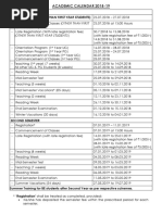 17 Academic Calendar (2018-19)