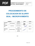 PRO II SSA 23 Colocación de Slurry Seal Micropavimentacion