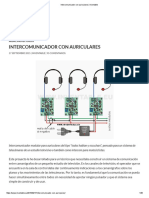 Intercomunicador Con Auriculares