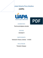 Tarea III Teoria Psicologicas Actuales