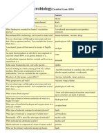 Flashcards Microbiology