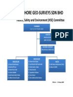 Offshore Geo-Surveys SDN BHD: Health, Safety and Environment (HSE) Committee