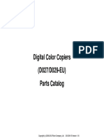 Parts Catalog Gestetner MP c5000