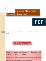 Mmpi : Minnesota Multiphasic Personality Inventory