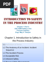 ChE 428N - 1 - Intro To Safety in The Process Industry 5-10-18