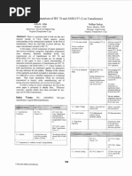 Comparación Entre IEC 76 y ANSI C57-12