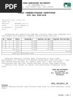 Surat Pemberitahuan Penutupan Air Dan Non-Air: Pdam Kabupaten Mojokerto