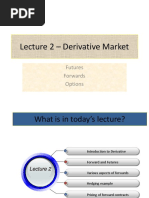 Derivative Market Lecture 2