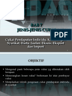 Bab 7 Jenis-Jenis Cukai