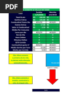 Planilha de Cálculo Uber Ou T81 30 Dias