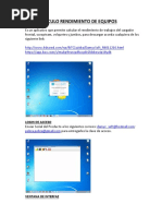 Calculo Rendimiento de Equipos PDF