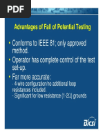 Ad T FFLLFPT Tilt Ti Advantages of Fall of Potential Testing