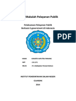 Makalah Pelayan E-Goverment Di Indonesia