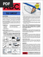 Biotech Tile Grout