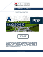 Programa Analitico Civil 3d - Miguel B