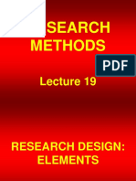 Research Methods - STA630 Power Point Slides Lecture 19