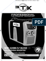 WM 220M 3 18250 IE 8250 3 PTK PRO Manual PDF