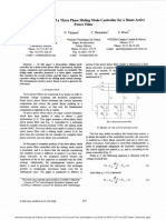 Analysis and Design of A Three Phase Sliding Mode Controller For A Shunt Active Power Filter