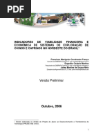 Indicadores de Viabilidade Econômica de Sistemas de Exploração de Caprinos e Ovinos Do Nordeste Do Brasil