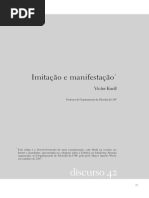 KNOLL, Victor. Imitação e Manifestação PDF