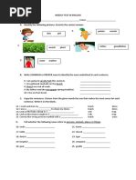 English Weekly Test