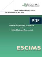 Restaurant SOP Template PDF