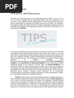 Tips Examen Del Cae