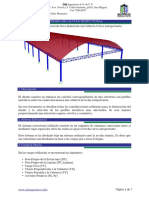 Memoria de Calculo de Nave Con Techo Autoportante