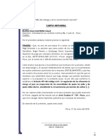 Carta Notarial de Consignacion Judicial