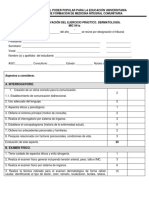 MIC 041a Modelo de Guía de Evaluación Práctica de Dermatología