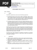 Barrier Cable Systems Specifications