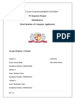 Student Leave Management System