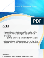 Respiratory System (Common Diseases)