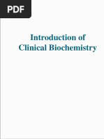 Introduction of Clinical Biochemistry