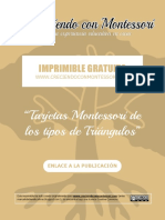 Tarjetas Tres Partes de Los Tipos de Triángulos - CreciendoConMontessori PDF