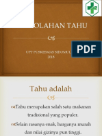 Proses Pembuatan Tahu